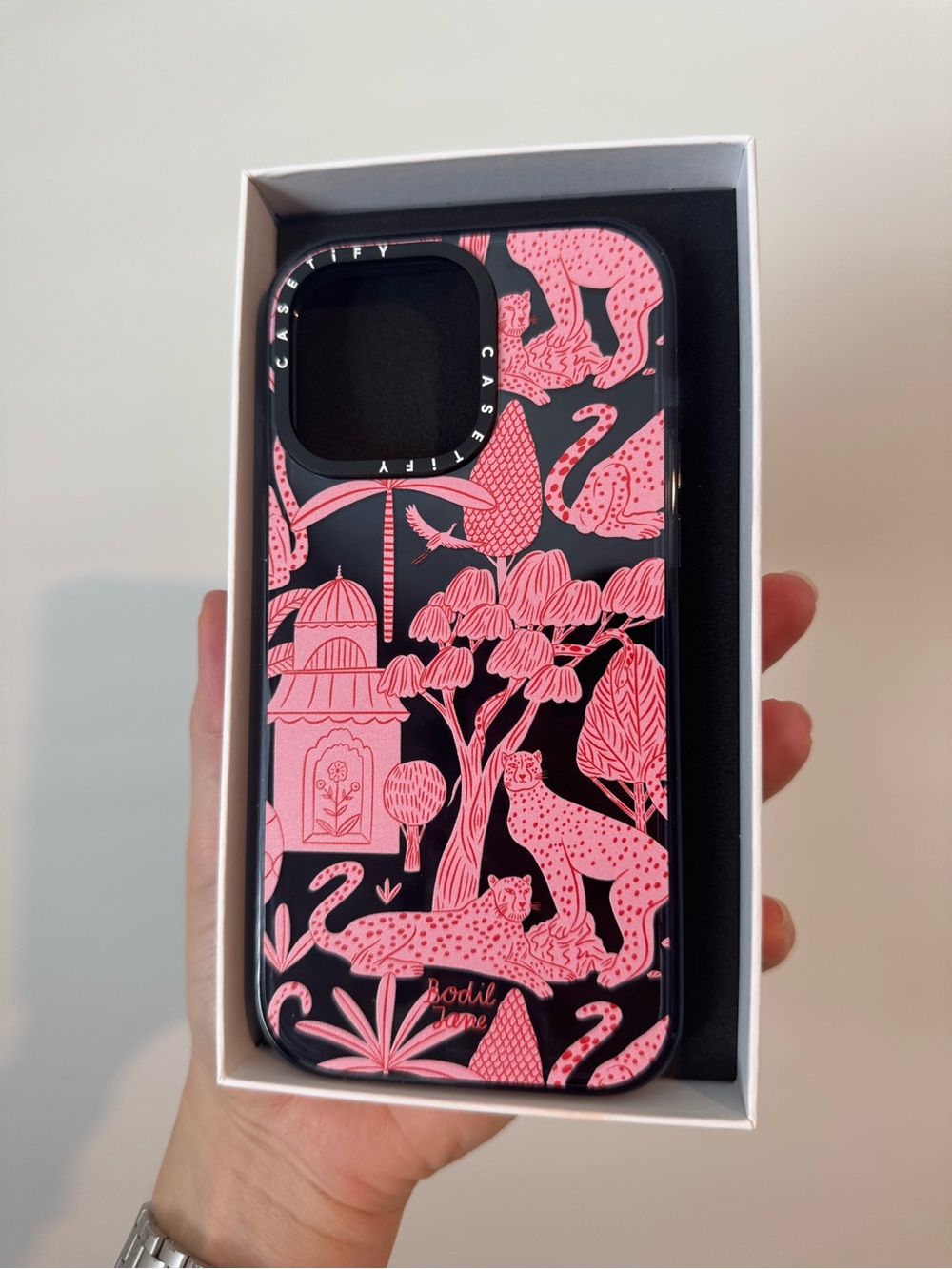 Never used! New in packaging. Casetify Pink Safari Illustration Phone Cas